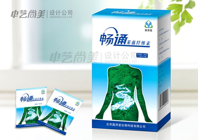 北京贏澤堂 暢通纖維素包裝設計