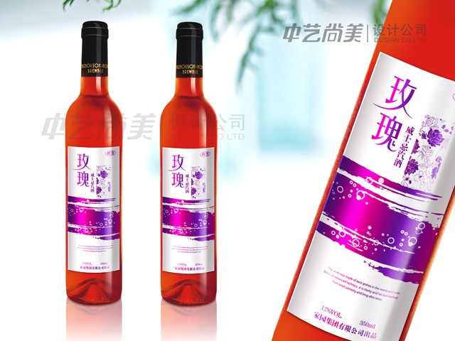 玫瑰汽酒 包裝設(shè)計(jì)