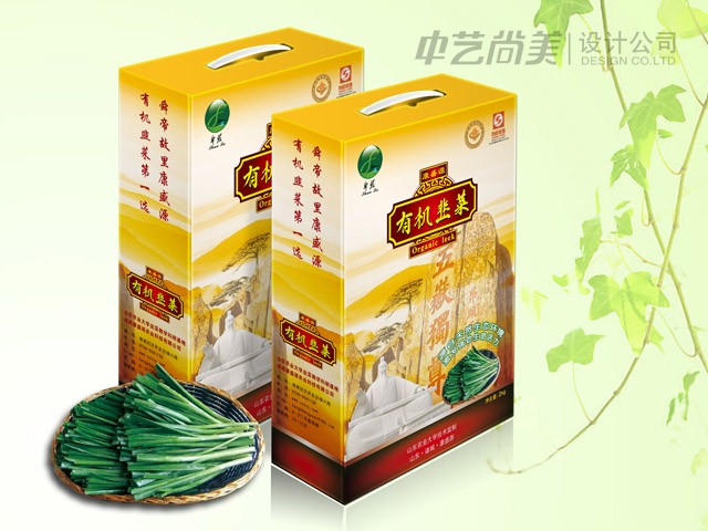 有機(jī)韭菜 禮盒包裝設(shè)計(jì)
