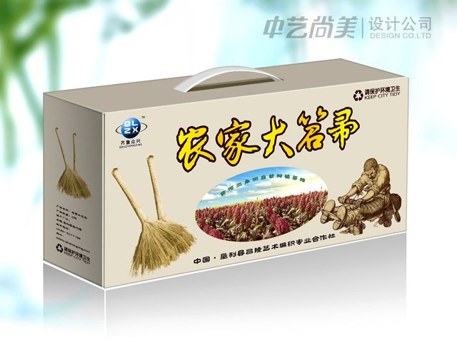 墾利昌隆藝術(shù)編織 苕帚包裝設(shè)計(jì)