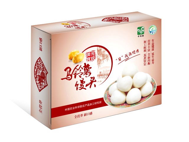 中國農(nóng)業(yè)科學(xué)院 馬鈴薯饅頭包裝設(shè)計(jì)