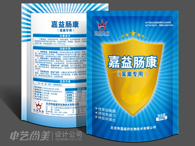 嘉益腸康飼料 包裝設計