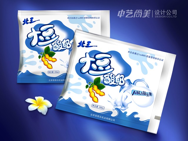 百思樂乳業 酸奶包裝設計