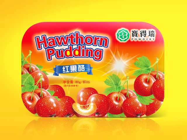 寶得瑞 紅果酪包裝設計