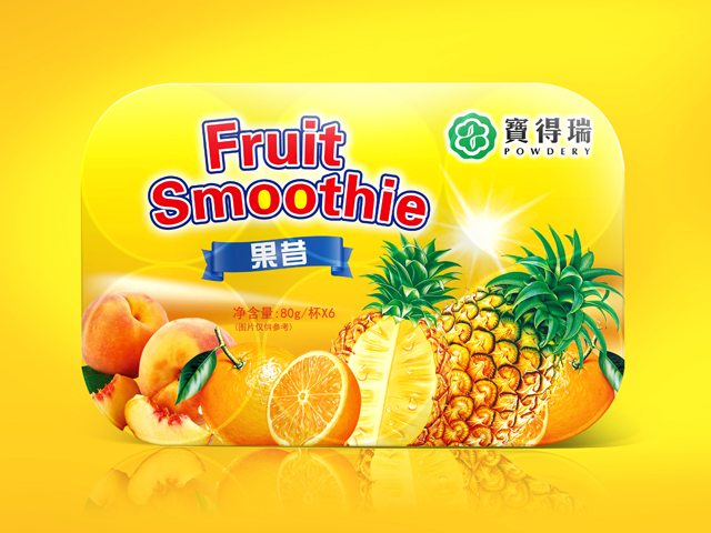 寶得瑞 果昔包裝設計