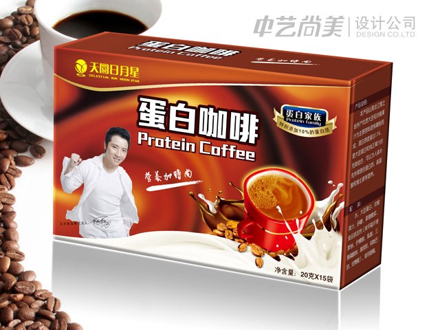 蛋白咖啡 包裝設計