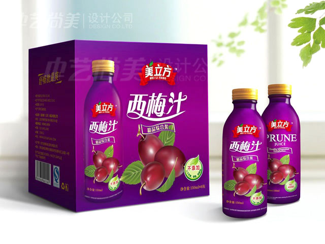 美立方 西梅汁包裝設計